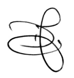 Dermot Flannery Initials Signature