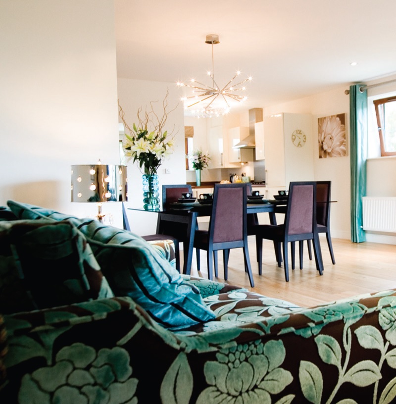 Interior of one-bedroom apartment in Regent's Hall, Ashbourne